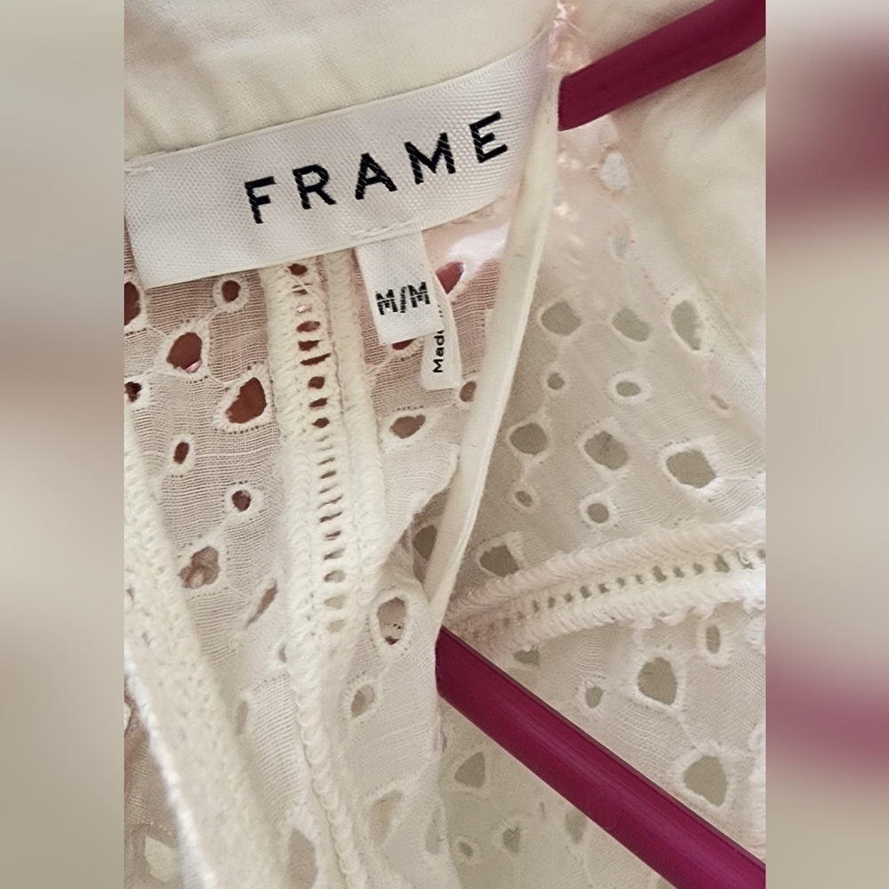 White Eyelet Blouse - Picture 6 of 9